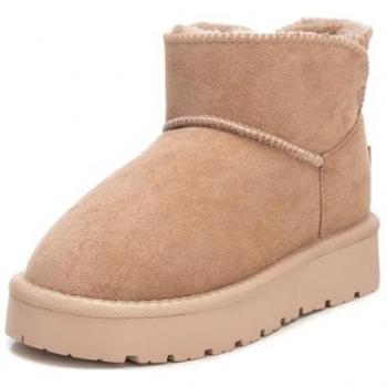 Botas de Pelo Infantil Beige XTI 151117 para Niñas EU 34
