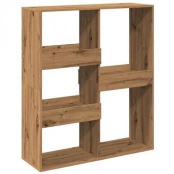 Librería/Divisor de Espacios Roble Artisan 100x33x115 cm Marrón Hecho a Mano