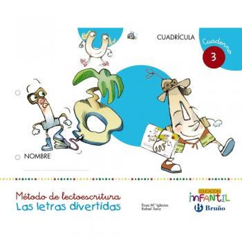 Las letras divertidas Cuadrícula Cuaderno 3 - 9788469611326