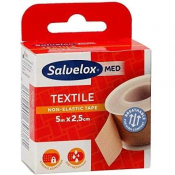 Salvelox Textile Hypoallergenic Adhesive Bandage 5x2.5cm
