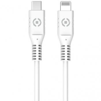 Cable USB-C a Lightning Celly Blanco 1 m