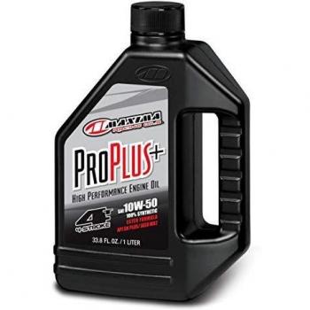 Maxima Racing Oils 30-19901 Pro Plus+ 10W-50 Aceite sintético para Motor de Motocicleta – 1 litro