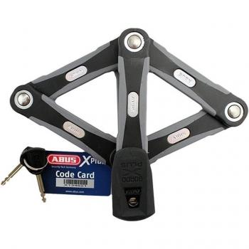 Abus 551604- Candado plegable 85 cm, 1580 g, negro