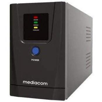 UPS Interactivo Mediacom 650VA 390W con 2 Salidas AC - M-UPS651N