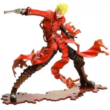 Figura Kotobukiya Trigun Badlands Rumble Artfxj Vash The Stampede Renewal Package, tipo: estatua, características: escala 1/8, altura 19 cm