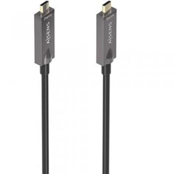 Cable USB-C Aisens 7.5M Gen2 10Gbps E-Mark 4K 3A 60W Negro