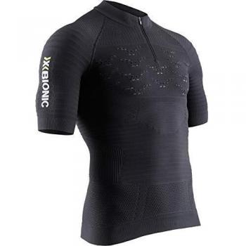 X-Bionic Camiseta M/C Effektor 4.0 Trail Run Half Zip Hombre Gris