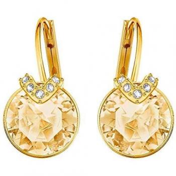 Swarovski Pendientes de botón Mujer chapado en oro - 5349963