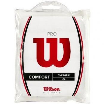 Wilson Pro Overgrip 12 Pack - White Tennis