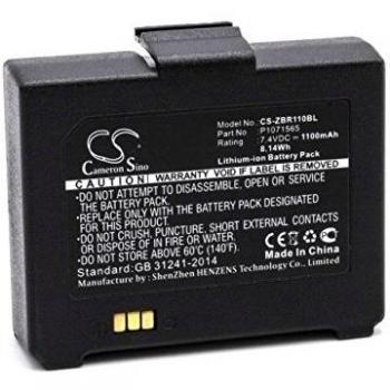 Batería Li-Ion 1100 mAh (7,4 V) compatible con impresoras Zebra ZQ110, ZQ220 y ZR128
