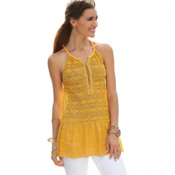 Top de Tirantes by Vencastyle,Amarillo,3XL