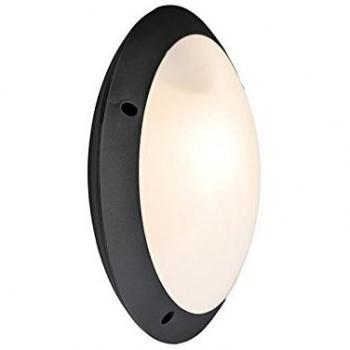 Aplique/plafón negro impermeable IP65 - LUCIA
