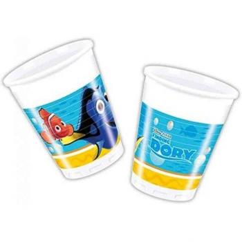 Folat B.V.- Buscando Dory vasos de plástico, Color amarillo/azul