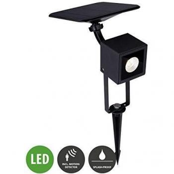 Lámpara LED Solar Lindby Kordt para Pared o Suelo