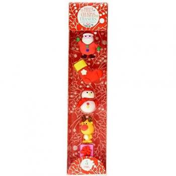 Erik - Pack de 5 gomas de borrar feliz fiestas