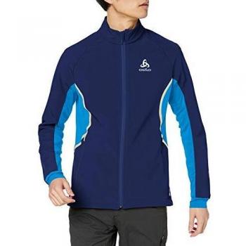 Odlo Aeolus Jacke Chaqueta para Hombre, Azul Estate-Directoire Azul, Medium