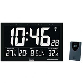 Balance 866498 Digital wall clock Plaza Negro - Reloj de pared