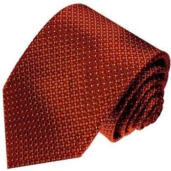 Lorenzo Cana - Corbata - Lunares - para hombre naranja ocre