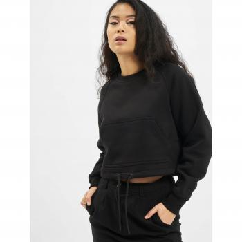 Urban Classics Women's Oversized Short Raglan Crew T-shirt Black