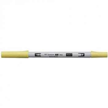 Rotulador Doble Punta ABT Pro Tombow Color Amarillo Pálido 062 Base Alcohol