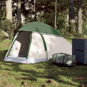 Tienda de campaña iglú impermeable para 1 persona en colores blanco opaco, azul, gris y verde