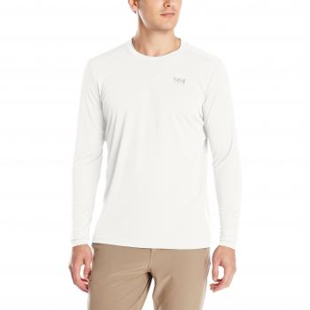 Helly Hansen Vtr LS - Camiseta de manga larga para hombre, color blanco, talla M