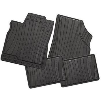 CarFashion 229910 - Alfombrillas para todas las condiciones climáticas, color negro