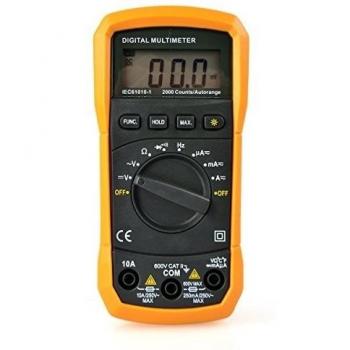 Gearmax® Multímetro Digital cuetas de Autorange pantalla LCD