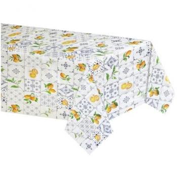 Mantel Rectangular Antimanchas de Hule al Corte - Impermeable, Resistente y Lavable para Interior y Exterior (140x140 cm, Beige Amor)