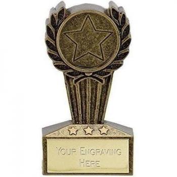 3 MICRO 1 Centre Trophy with FREE engraving upto 30 letters A1740 by Womack Graphics
