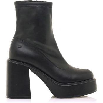 Botines de mujer MTNG Fever en color negro con cierre cremallera y puntera redonda