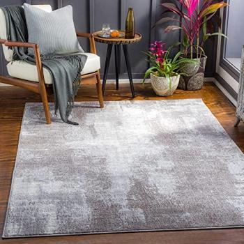Surya Modern Abstract Gray Area Rug 200x275 cm