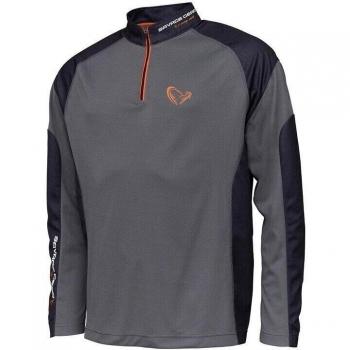 Camisa de Torneo Savage Gear 1/2 Zip - Mediana