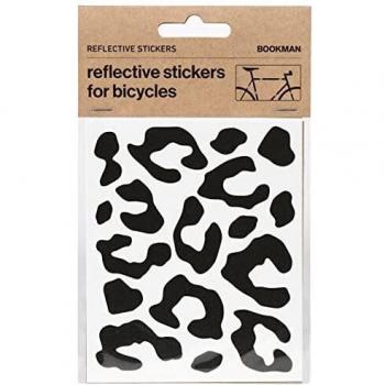 Kit de Pegatinas Reflectantes para Bicicleta Leopardo Negro alta visibilidad