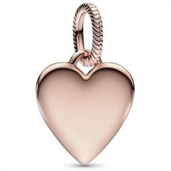 Colgante Pandora Rose Corazón - 388914C00, tipo de producto: colgante, características: diseño en plata de ley con acabado en oro rosa, forma de corazón, compatible con pulseras y cadenas Pandora