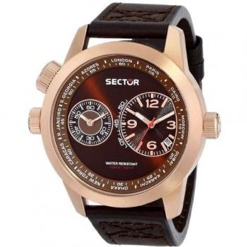 Sector R3251102022 - Reloj de Cuarzo para Hombre, con Correa de Cuero, Color marrón