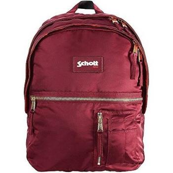 Schott Army Mochila Escolar, 42 cm, 1 Liters, Rojo