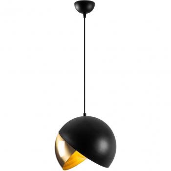 Lámpara Colgante Pacman 2633 Ø30 cm Negra/Dorada
