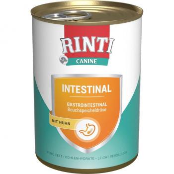 RINTI Canine Intestinal Chicken Wet Dog Food 400g - Economy Pack: 24 x 400g