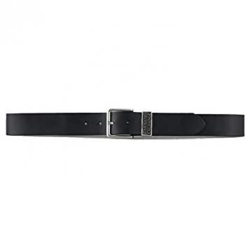 Cinturón de Piel Negro Armani Exchange para Hombre 90 cm - Casual y Clásico