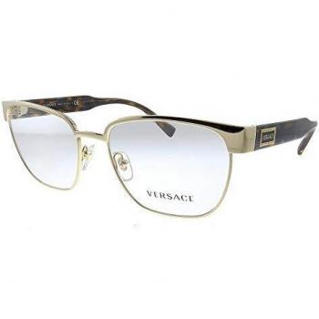 Versace Havana Glasses (VE-1264 1460) Acetate Plastic Metal Gold Dark