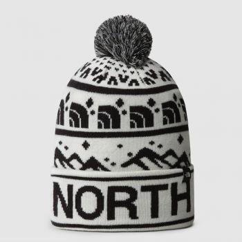 Gorro de hombre Ski Tuke The North Face blanco negro