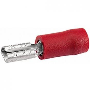 Conector de cable HELLA 8KW 705 393-003 - Rojo - Para secciones de 0.5mm² a 1.0mm² - Flachsteckhülse - Tamaño: 2
