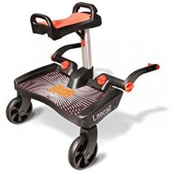 Lascal Buggy Board Maxi + Black/Red - Plataforma para carrito