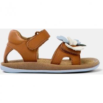 CAMPER Twins - Sandals for First Walkers - Brown, Size 26, Smooth Leather; CAMPER Twins - Sandals for First Walkers - Brown, Size 8.5, Smooth Leather
