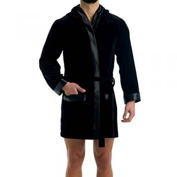 Modus Vivendi Hombre Albornoz de Diseñador 18651, negro, Small