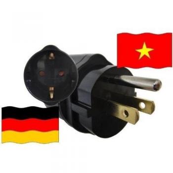 Adaptador de Vietnam y seguridad infantil y protección de contacto para dispositivos de Alemania 250 V