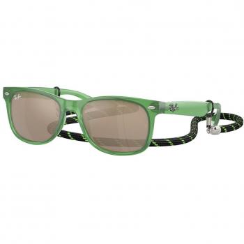 Ray-Ban Kids RJ9052SF Junior New Wayfarer Asian Fit 71465A Green Sunglasses Size 50