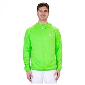 Chaqueta Bidi Badu Crew Hood Verde Neon Sudadera Con Cremallera Crew Full Zip Sweatshirt L