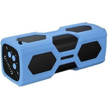 PYRUS al aire libre Bluetooth Altavoz portátil 3600 mAh Banco de la energía, Bluetooth 4,0 con NFC, 2 x 3 W estéreo sonido de graves, integrado micrófono Altavoces inalámbricos, color negro